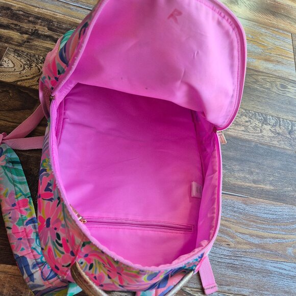 Lilly Pulitzer Bahia It’s Was All A Dream Floral Backpack *Hole/Defected* - Picture 9 of 16